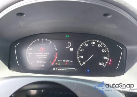 2022 Honda Civic Ex z USA, uszkodzony, nr VIN JHMFE1F76NX007392